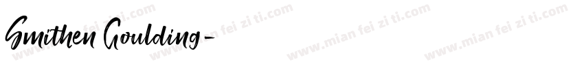 Smithen Goulding字体转换